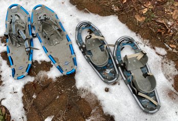 Lot 277 - 2 Pairs Of LL Bean Snowshoes Adult And Child
