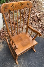 Lot 287 - Childs Wood Rocking Chair