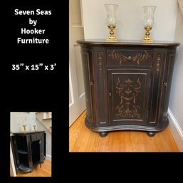 Seven Seas Collection By Hooker Furniture Painted Black Accent Cabinet Side Bar