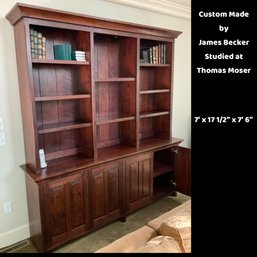 Exquisite! Custom Made James Becker Book Shelf  Unit