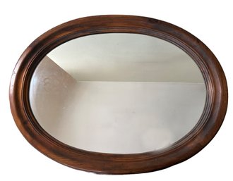 Lot 6- ETHAN ALLEN Mid Century  Old Tavern Pine Wall Mirror - Large!
