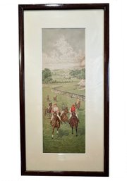 Lot 335 - Horse Racing - A False Start - Jockeys Riding - Art