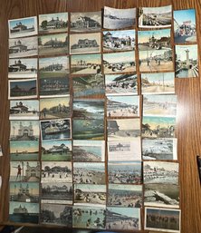 Lot 349 - 1900s  Revere Beach, Massachusetts Postcards Lot Of 105