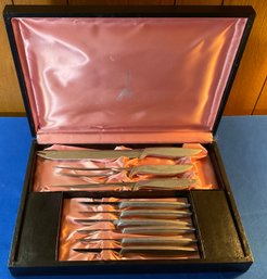 Lot 113- Royal Brand Stainless Carving And Knife Set - France