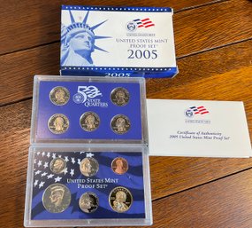 Lot 118- 2005 United States Mint State Quarters Proof Set
