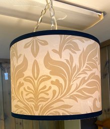 Lot 75 - Hanging Lamp Drum Pendant Lamp Light Fabric Shade