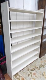 Lot 86 - Large Vintage White Painted Wood Shelf