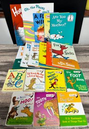 Lot 22KR - Lot Of 19 Dr. Seuss Books - Hard Cover & Board Books Hop On Pop