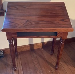 Lot 5- Small Walnut Wood Writing Desk