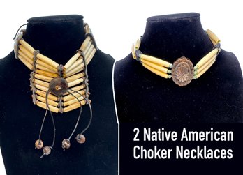 Lot 101 - Native American Choker Necklaces - Southwestern - 2