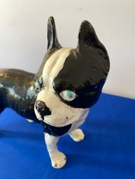 Lot 69 - Hubley  Cast Iron Dog Statue French Bulldog Doorstop