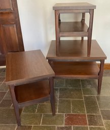 Lot 23- Mid Century Tables - Coffee Table & End Table Mahogany Side -4