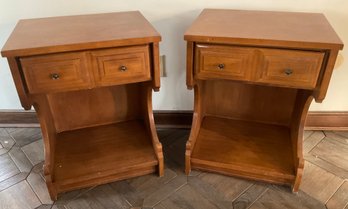 Lot 42- Maple Nightstands By Williams Furniture Corp. - 2