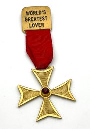 Lot 40SES- Worlds Greatest Lover Award Medal!
