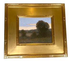 Lot ArtM5 - 'Edge Of The Marsh, Twilight' Original Oil Steve Allrich Stunning Gold Frame