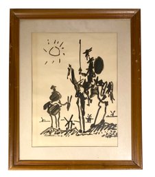 Lot ArtM21 - Vintage Don Quixote After Pablo Picasso Litho 1955