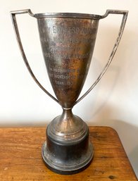Lot 57SES -  Large Wallace  Silverplate Railway Express Agency General Managers Trophy 1937