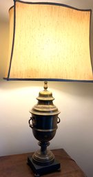 Lot 61- Brass Table Lamp - Shade Needs Replacing