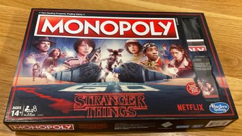Lot 84SES- Stranger Things Hasbro Monopoly Game - Complete