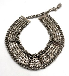 Lot 57 - Vintage Costume Silver Color Choker Necklace