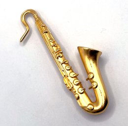 Lot 64 - Kenneth Lane Saxophone Pin - Signed