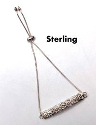 Lot 104 - Sterling Silver Turkey Bracelet - Adjustable Length
