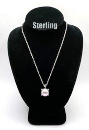 Lot 16: Sterling Silver Honora Grey Authentic Pearl Pendant Necklace