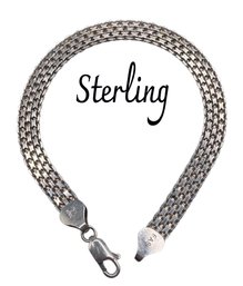 Lot 59SES- Sterling Silver Bracelet 7'