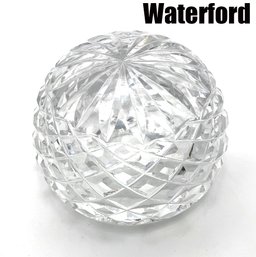 Lot M12- Waterford Signed Crystal Dome Vintage Paper Weight