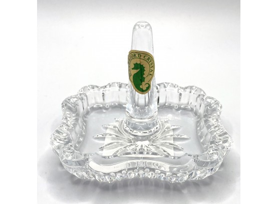 Lot 41- New Waterford Crystal Heritage Ring Holder In Box
