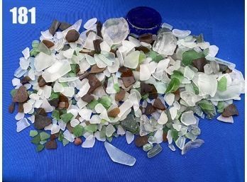Lot 181 - Large Mixed Sea Glass Green Brown And More Lot