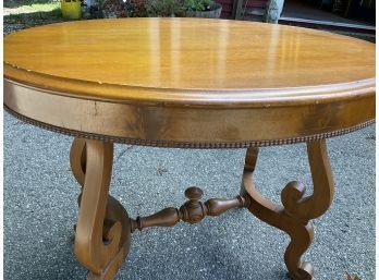 Nice Antique Oval Center Side Table