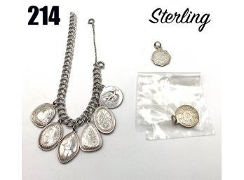 Lot 214 -Towle Sterling Silver Charm Bracelet