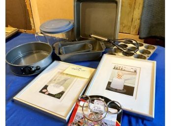 Lot 286 -Home Cooking Baking Lot - Bakeware Kitchen Pictures Prints