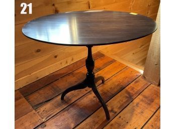 Lot 21 - Antique Tip Top Side Table - Nice