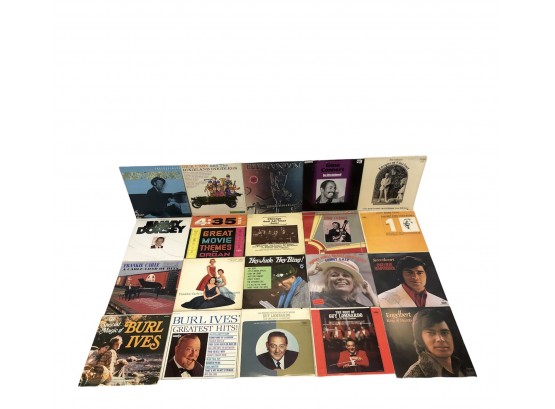 Lot Of 20 LP Records - Engelbert, Burlo Ives, Guy Lambardo, Jimmy Dorsey - #RR2-29