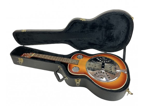 Bridgecraft Resonator Acoustic Guitar With Hard Case - #AR2