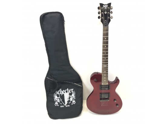 Solo-6 SGR By Schecter Electric Guitar, Red With Soft Case - WORKS - #AR2
