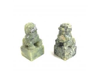 Jade Foo Dog Figurines - #S12