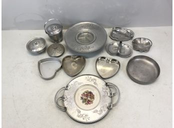 Hand Wrought Metal Trays, Ice Buckets & More - Limoges, Everlast, Continental - #S4-R4