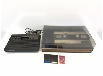 Intellivision Game System And Organizer & Atari 2600 Game System - #S4