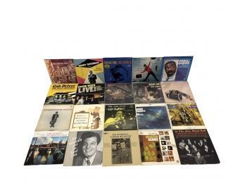 Lot Of 20 LP Jazz Records - Ray Charles, Bobby Hackett, The Mills Brothers, Martin Denny & More - #RR2-17