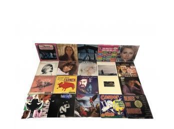 Lot Of 20 LP Records - Olivia Newton John, Jimmy Buffett, Robert Goulet & More - #RR2-6