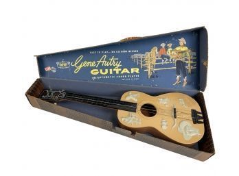 Emenee Gene Autry Cowboy Guitar With Original Box - #AR2