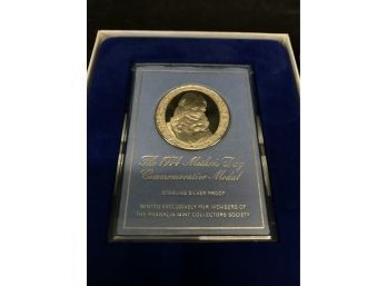 Franklin Mint Sterling Silver Proof, 1974 Mother's Day Commemorative Medal - #B-R3