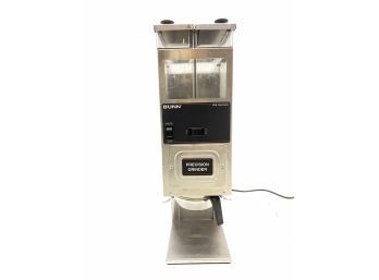 Commercial Bunn Double Hopper Precision Coffee Grinder, G9 Series - WORKS - #RR1