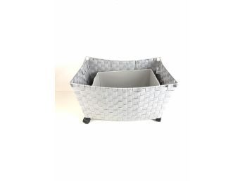 Wheeled Storage Basket & Fabric Storage Drawer - #LR2