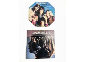 The Rolling Stones Vinyl Records - Hot Rocks, Through The Past Darkly - #W3-10