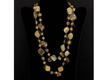 Yellow Abalone Necklace - #A