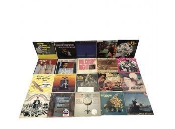 Lot Of 20 Jazz & Comedy Records - Billy Rowland, The Big Band Era, Dell Wood & More - #RR2-13